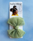 Tulle FAB® Clip: pleated sage