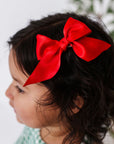 2pk Satin Baby Bloom Clips