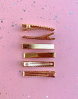 6-Pack of Gold Clips: SMALL
