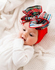 CLASSIC BOW: holiday plaid
