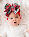 CLASSIC BOW: holiday plaid