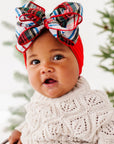 CLASSIC BOW: holiday plaid