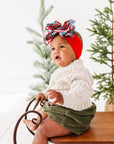 CLASSIC BOW: holiday plaid