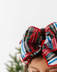 CLASSIC BOW: holiday plaid