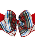 CLASSIC BOW: holiday plaid