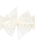 CLASSIC BOW: ivory daisy