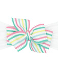 NOVELTY CLASSIC BOW: easter stripe