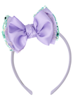 NOVELTY FAB® HARD HEADBAND: Purple Princess
