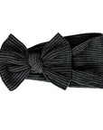 RIBBED KNOT: black/charcoal