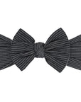 RIBBED KNOT: black/charcoal