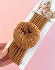 SWEATER BUN: camel