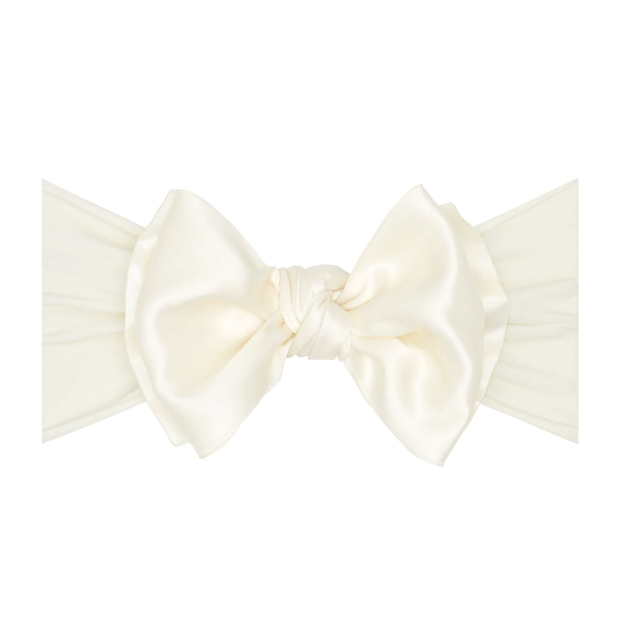 Ivory Satin Baby Bow | Baby Bling® – Baby Bling Bows