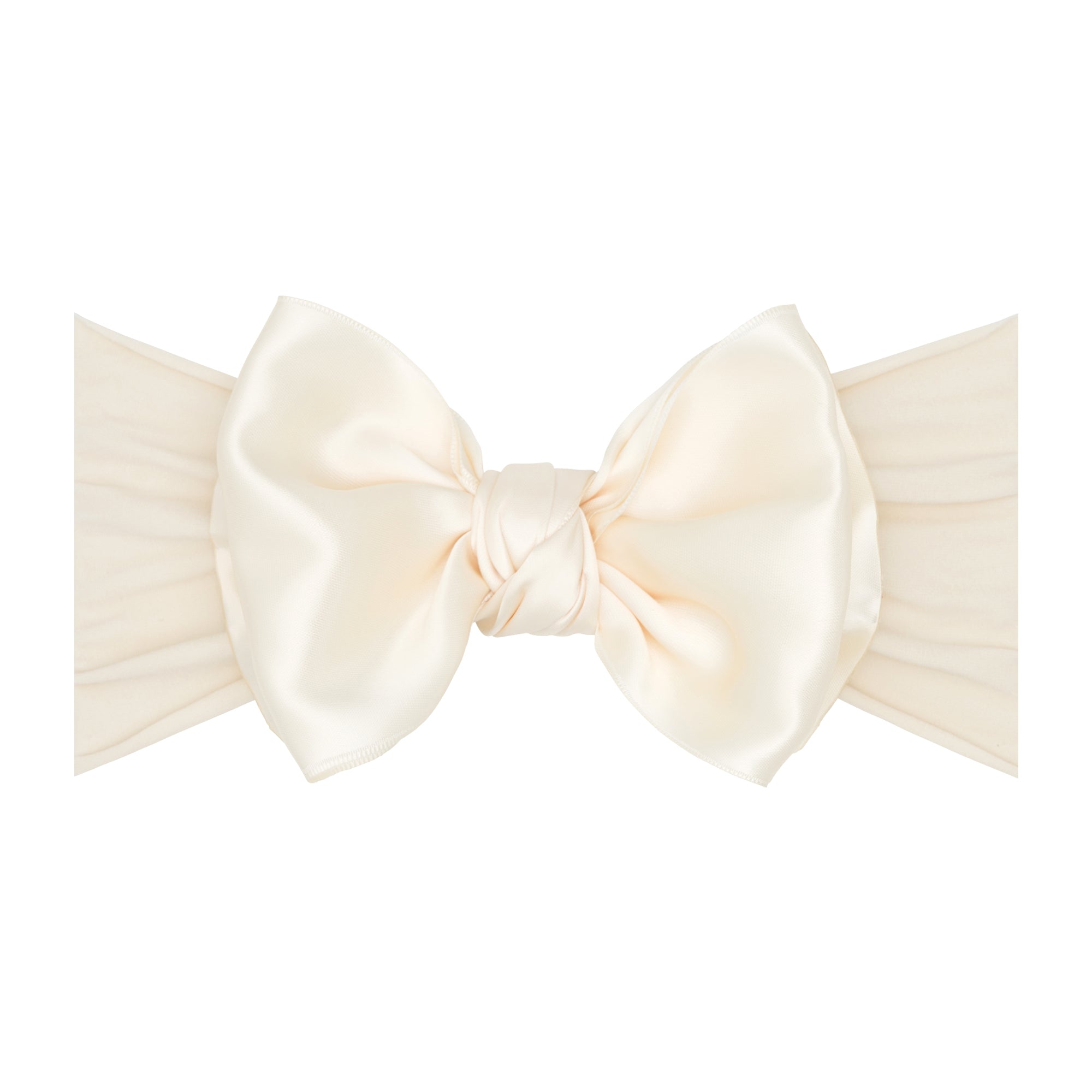 Oatmeal Satin Baby Bow | Baby Bling® – Baby Bling Bows