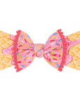 TRIMMED PRINTED KNOT