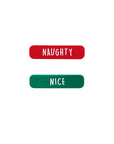 2PK BAR CLIPS: santa's list / naughty & nice