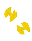 2PK BABY FAB CLIPS: canary-Baby Bling Bows