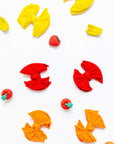 2PK BABY FAB CLIPS: canary-Baby Bling Bows