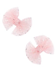 2 Pack Soft Tulle Baby Fab Clips: princess pink-Baby Bling Bows