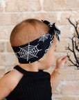 Soft Printed Nylon Headband One Size: web-Baby Bling Bows