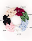2 Pack Spandex/Nylon Baby Fab Clips One Size: petal-Baby Bling Bows