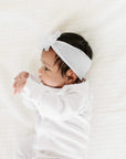 CLASSIC PEARL SMALL: white-Baby Bling Bows