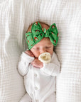 PATTERNED SHABBY KNOT: clover rainbow