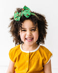 DANG ENORMOUS BOW: clover rainbow