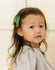 2 Pack Spandex/Nylon Baby Fab Clips One Size: hunter-Baby Bling Bows