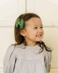 2 Pack Spandex/Nylon Baby Fab Clips One Size: petal-Baby Bling Bows