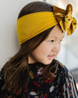VELVET FAB: crushed medallion-Baby Bling Bows