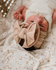 FAB-BOW-LOUS: blush-Baby Bling Bows