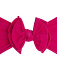 Soft Nylon/Spandex Headband FAB-BOW-LOUS One Size: fuchsia-Baby Bling Bows