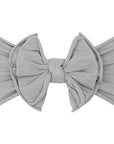 FAB-BOW-LOUS®: grey | Baby Bow Headbands