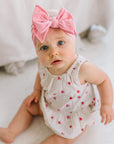 Soft Nylon/Spandex Headband FAB-BOW-LOUS One Size: zinnia-Baby Bling Bows