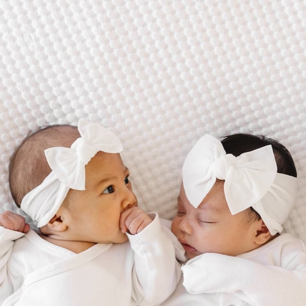 AM1406 Baby ribbon tops Ivory アイボリー ANDMARY】Baby ribbon tops