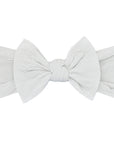 Soft Nylon Headband Classic Knot One Size: ash-Baby Bling Bows