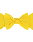 Soft Nylon Headband Classic Knot One Size: canary-Baby Bling Bows