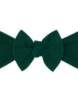 Soft Nylon Headband Classic Knot One Size: forest green-Baby Bling Bows