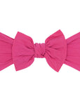 KNOT: hot pink-Baby Bling Bows