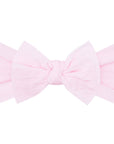 Soft Nylon Headband Knot Style One Size: pink-Baby Bling