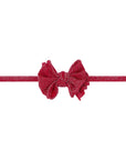 METALLIC BABY FAB SKINNY: red