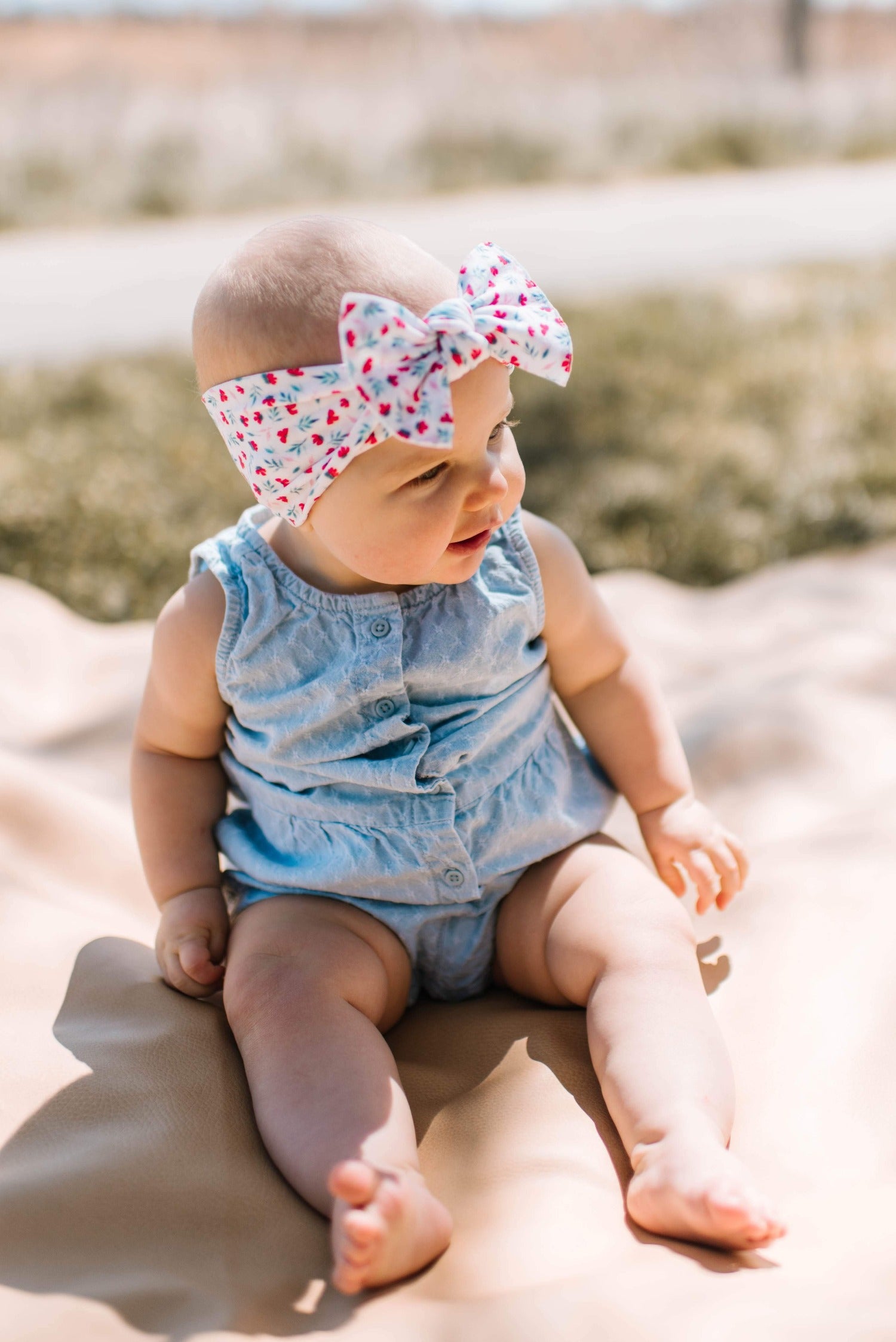 Printed Knot – Baby Bling Bows
