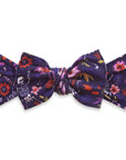 Soft Printed Nylon Headband KNOT One Size: dancing skeleton-Baby Bling Bows