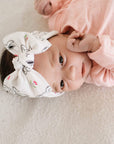Soft Printed Nylon Headband KNOT One Size: thumper-Baby Bling Bows