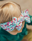 Soft Printed Nylon Headband KNOT One Size: holi-dala-day-Baby Bling Bows