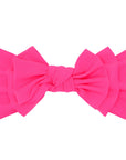 Soft Nylon/Spandex Headband Splash Fab Style One Size: neon pink-Baby Bling Bows