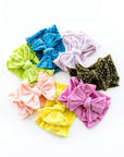 Soft Nylon/Spandex Dot Pattern Headband SHAB-BOW-LOUS One Size: thistle dot-Baby Bling Bows
