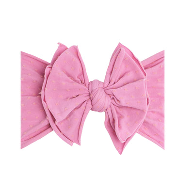 FAB-BOW-LOUS®: frosting / pink shabby dot