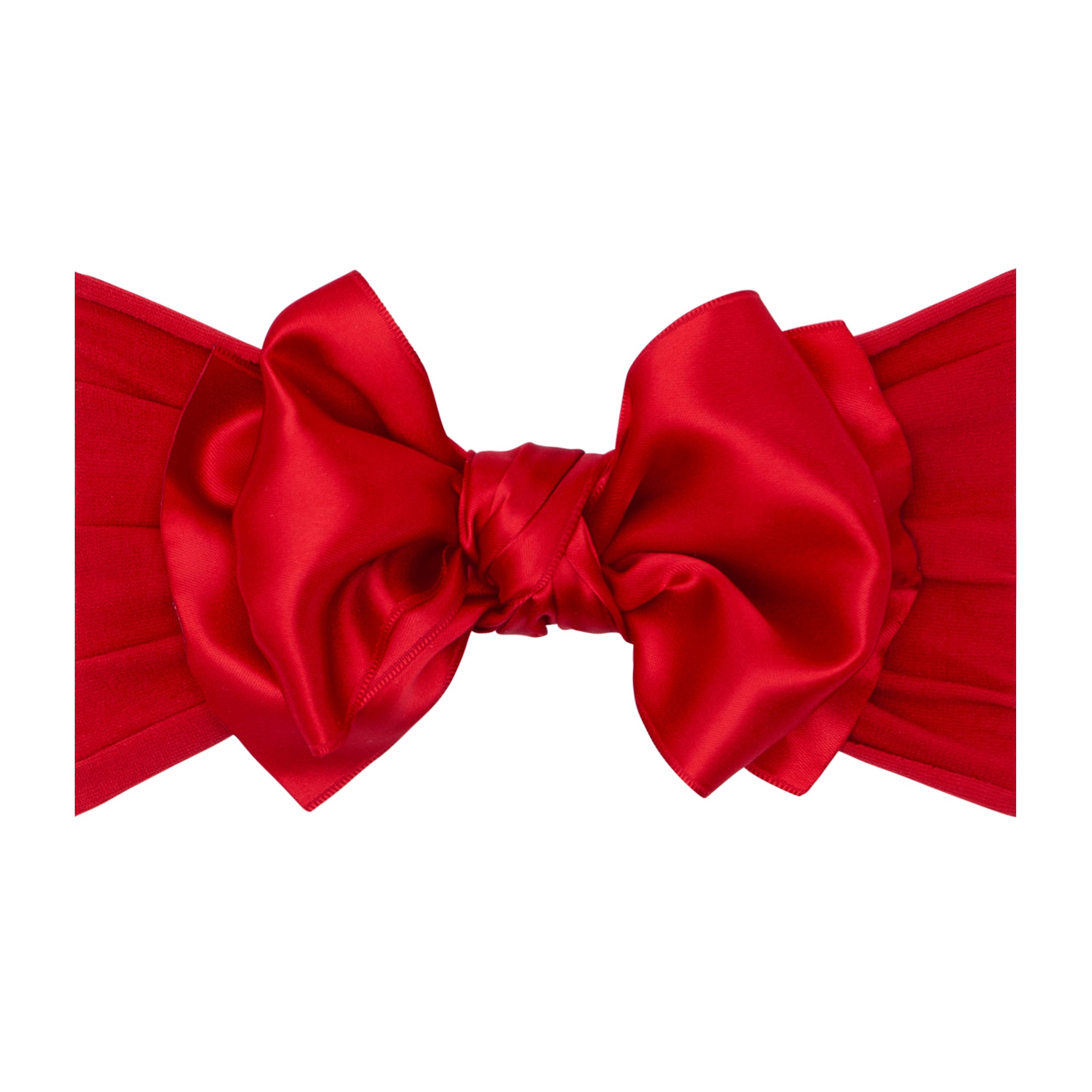 ? red satin bow headband Satin FAB® Skinny – Baby Bling Bows main image 3
