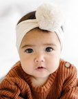 LUXE FUR POM: oatmeal